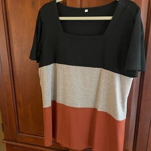 Color Block Women's Top